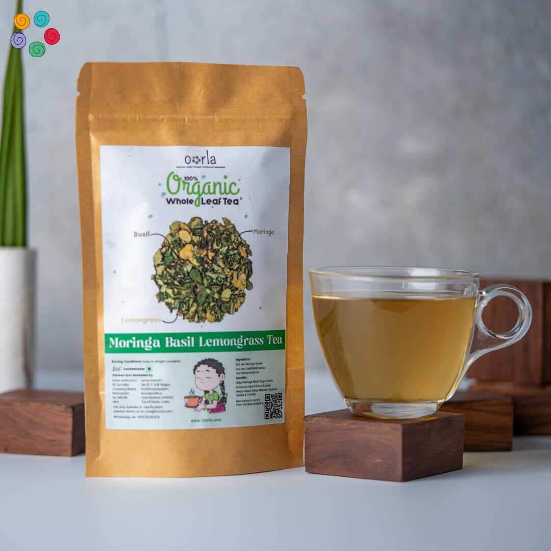 Buy Moringa Basil Lemongrass Tea Online - Coffee and Tea Collection | Oorla